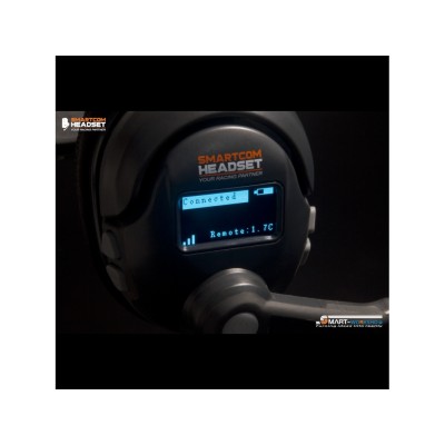 Smartcom Headset Kit cuffie per meccanico / pilota Rifinitura in rosso