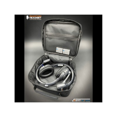 Smartcom Headset Kit cuffie per meccanico / pilota Rifinitura in rosso