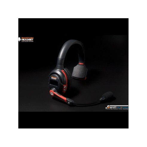 Smartcom Headset Kit cuffie per meccanico / pilota Rifinitura in rosso