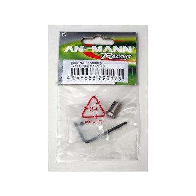 Ansmann  Racing Supporto marmitta 1: 8 X8