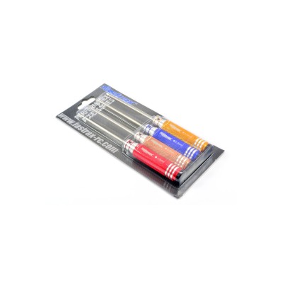 Fastrax Set di cacciaviti esagonali temprati 4 misure (1,5/2,0/2,5/3,0 mm)