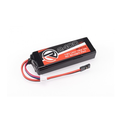 RUDDOG 2400mAh 7.6V LiHV RX Straight Pack Fits Associated/Mugen/Sworkz/Xray