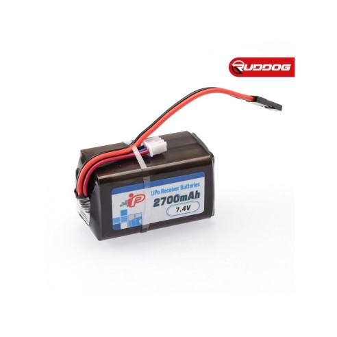 RUDDOG Intellect 2700mAh 7.4V RX LiPo Hump