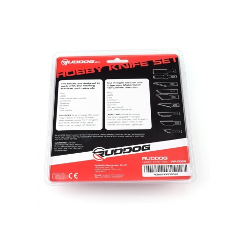 RUDDOG Set di coltelli per hobby