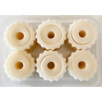 Spugne  filtro Aria a stella Off-Road Bianco Pezzi 6