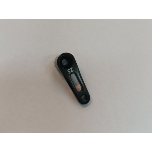 Bliss rc - Squadretta Servocomando Alta in Ergal (25T) Nera