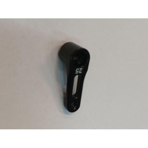 Bliss rc - Squadretta Servocomando Alta in Ergal (25T) Nera