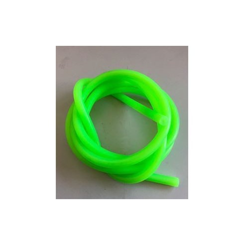Tubo silicone miscela Verde Fluo 2,5 x 5,5 ( 1m )