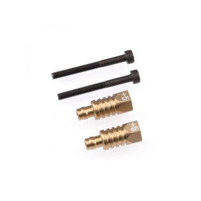 Ricambi Revolution Design RC8B4 | RC8B3.2 +5mm Aluminium Rear Shock Mount Set