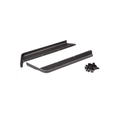Ricambi Asso RUDDOG RC8B4 | RC8B3.2 Carbon Fiber Side Guard Set