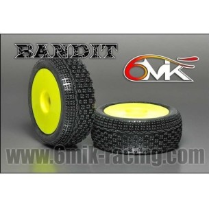 6MIK - Coppia gomme 1:8 Buggy Bandit 0/18 Soft incollate su cerchio  (2)