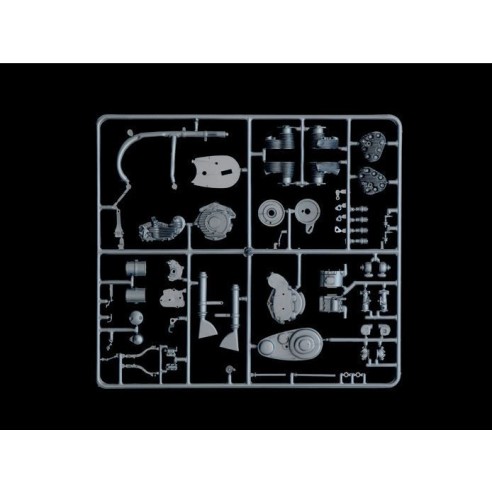 Italeri 7401 WLA 750 U.S. Motorcycle Scala 1 : 9(Kit di Montaggio plastica )