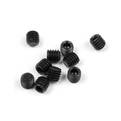 Hudy - XRAY XB8/XB8R M4x4 setscrew, hex drive. Set of 10 pieces.