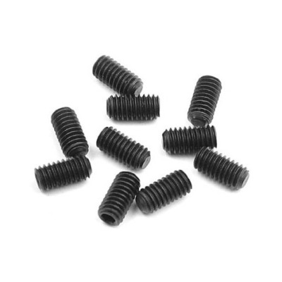 Hudy - XRAY XB8/XB8R M4x8 setscrew, hex drive. Set of 10 pieces.