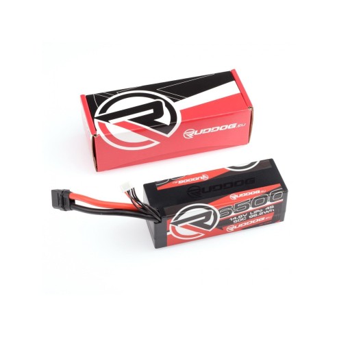 Batteria RUDDOG 6500mAh 50C 14.8V LiPo Stick Pack con spina XT90