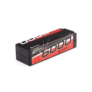 Batteria LiPo RUDDOG Racing 6000mAh 150C/75C 14.8V LCG 1/8 Pack
