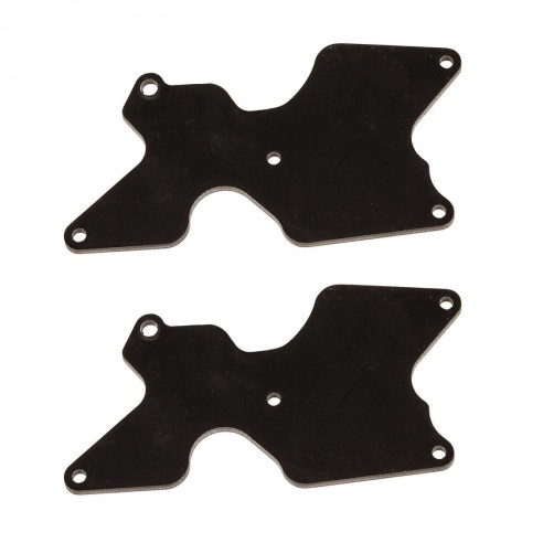 Ricambi Team Associated RC8B4 FT rear suspension arm inserts, G10, 2.0 mm 81541