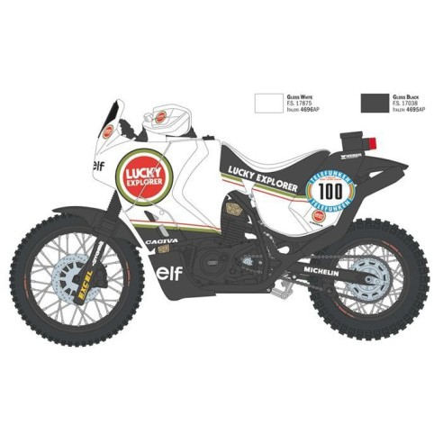 Italeri Cagiva Elefant 850 Paris-Dakar 1987 In kit montaggio ITA4643