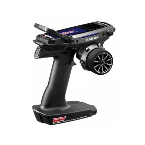 Sanwa Radiocomando M17 Digital 2.4Ghz incluso Ricevente RX-493i Batteria 1S LiPo e cappellino Sanwa omaggio