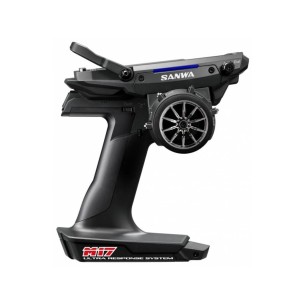 Sanwa Radiocomando M17 Digital 2.4Ghz incluso Ricevente RX-493i Batteria 1S LiPo Tappetino Sanwa Max 60x100