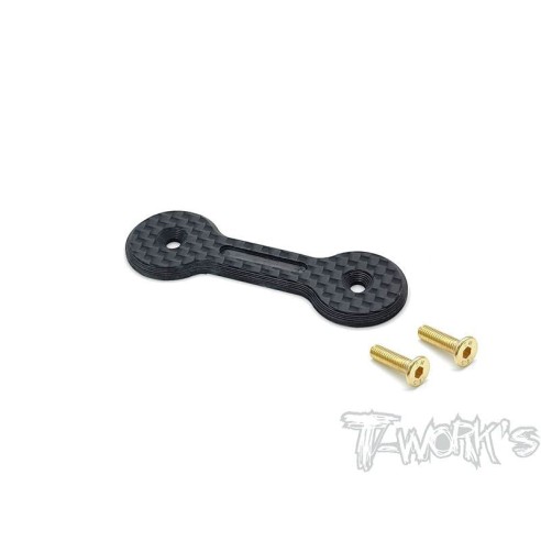 T-WORK'S Piastrina Carbonio Fermo Alettone Buggy Kyosho Mugen