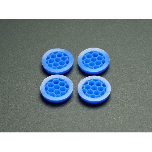 Ricambi WRC RC CAR SHOCK RUBBER MEMBRANE CELL BLUE (MEDIUM) 100112M
