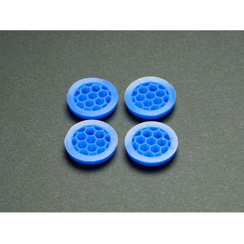 Ricambi WRC RC CAR SHOCK RUBBER MEMBRANE CELL BLUE (MEDIUM) 100112M