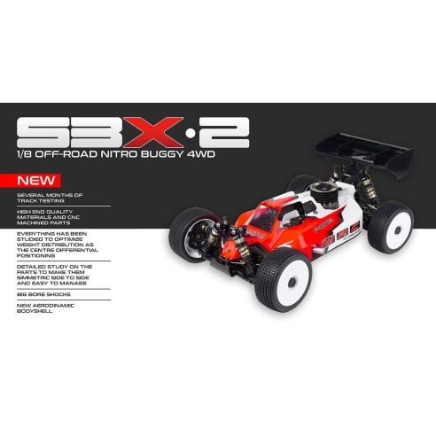 WRC SBX-2 – Kit BUGGY OFF ROAD 1:8 NITRO SBX-2