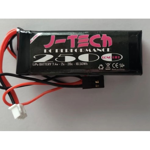 J-TECH 2500mAh 7.4V RX LiPo