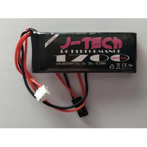 J-TECH 1700mAh 7.4V RX LiPo