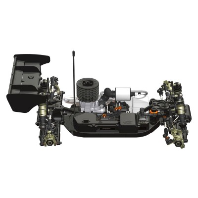 HB RACING D8 World Spec WS 1/8 Competition Nitro Buggy in kit