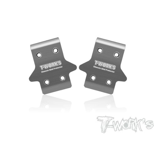 T-WORK'S-SKID PLATE ANTERIORE ACCIAO  MBX8 TW-TO235-MBX8 (Pezzi 2 )