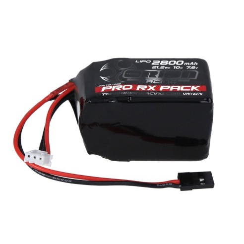 TEAM ORION Pacco batteria per ricevitore LiPo 2800 mAh   7,6 V   54x32x31