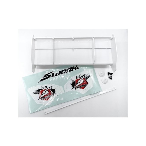 Ricambi SWORKz 1 8 Off Road Formula 2.0 Race Wing White (WH)