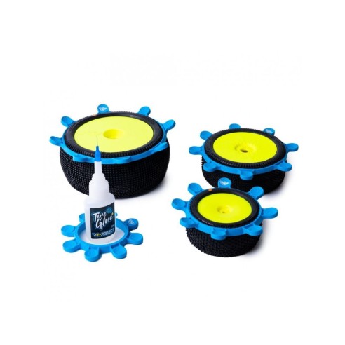 Elastici per Incollaggio Gomme Azzurri