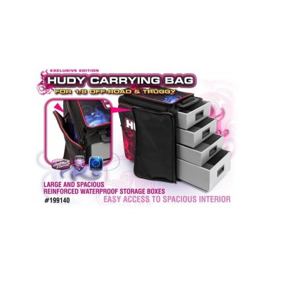 Hudy Borsa da trasporto 1 8 fuoristrada e truggy Edizione esclusiva con ruote