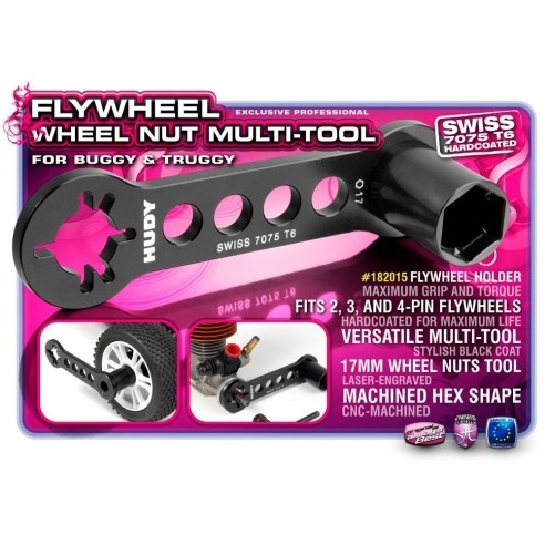 Hudy Chiave multiuso per volano dado ruota da 17 mm.1 8 fuoristrada