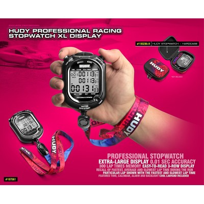 HUDY Professional Racing Stopwatch XL Display