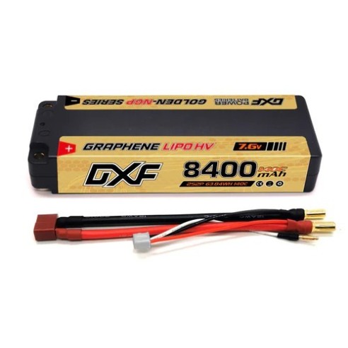 DXF Batteria 2S Lipo 8400 mAh 7,6 V 140 C Golden NGP