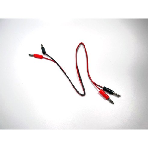 Koswork Power Lead/Cable (Banana to Banana 4mm Plugs) 50cm