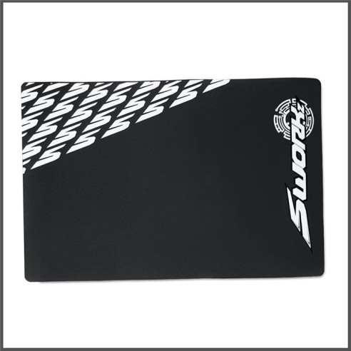 S-Workz Pit Pad Pro Racer Tovaglietta per piano Box Grande NERA 90x60c