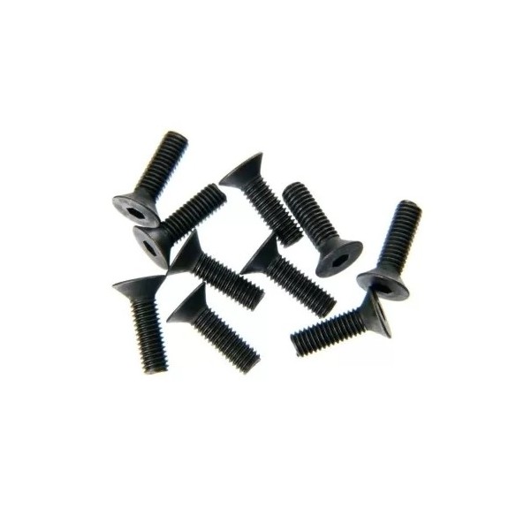 ULTIMATE RACING - Viti  Testa Svasata Hex  M3 x 16mm (10 pz.)