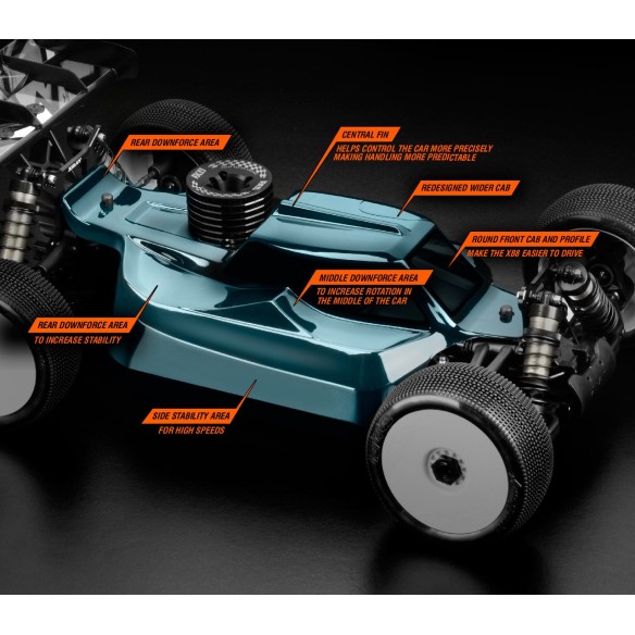 Xray XB8 2024 - Luxurious 1:8 Racing Nitro Buggy KIT 350019