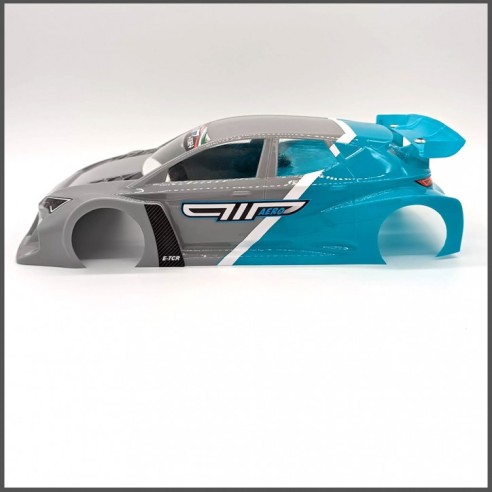 Pip-Areo Carrozzeria 1/10 E-TCR24 FWD Body (Clear) 0,75mm trasparente non verniciata
