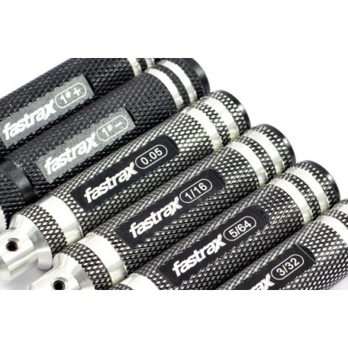 Fastrax Set di cacciaviti temprati 4 misure esagonali 1,5/2,0/2,5/3,0 mm.più 1 a croce e 1 a taglio