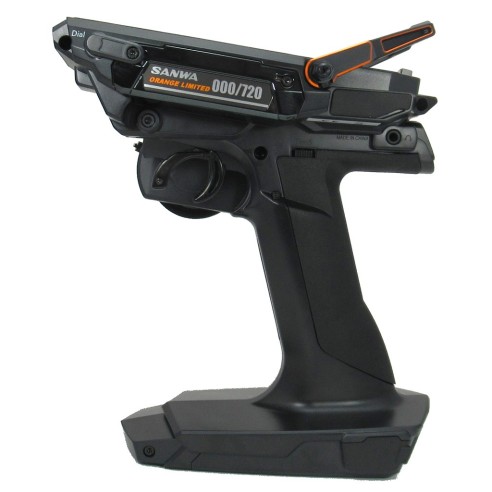 Sanwa Nuovo Radiocomando M17 Edizione Limitata con 2  ricevitori RX493i Versione Orange incluso Batteria 1S LiPo