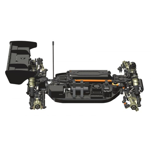 HB RACING E8 World Spec 1/8 buggy WS Versione aggiornata (10.06.2024):1 8 elettrico da competizione