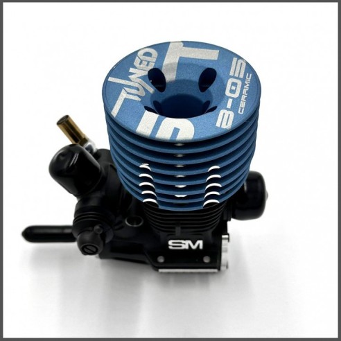 Motore Tuned B-05 Buggy 5 ports 3.5cc 1/8 Cuscinetto Ceramico Albero DLC