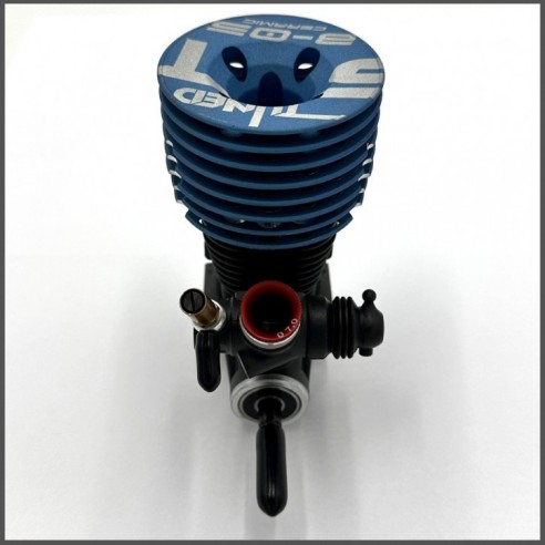 Motore Tuned B-05 Buggy 5 ports 3.5cc 1/8 Cuscinetto Ceramico Albero DLC