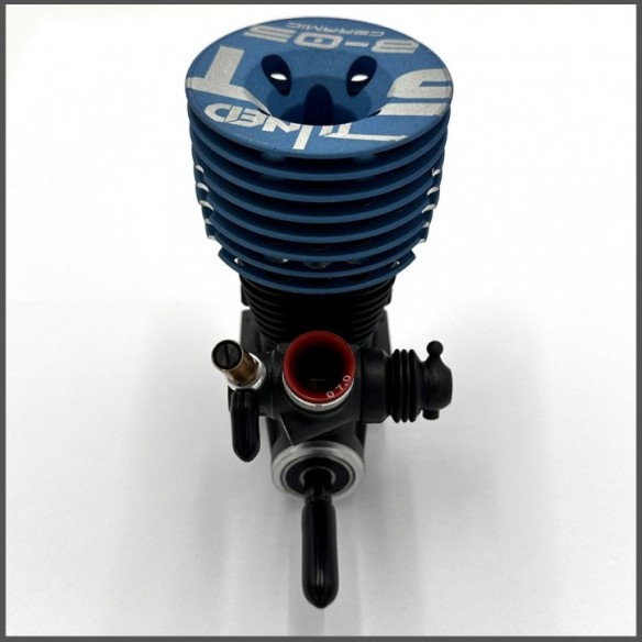 Motore Tuned B-05 Buggy 5 ports 3.5cc 1/8 Cuscinetto Ceramico Albero DLC